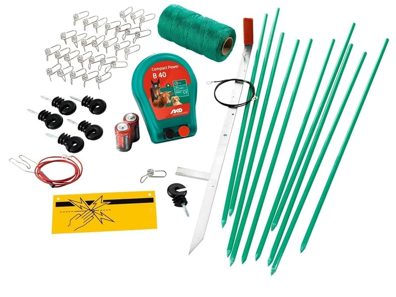 AKO Kerbl Hobby Electric Fence Set B40 with Battery