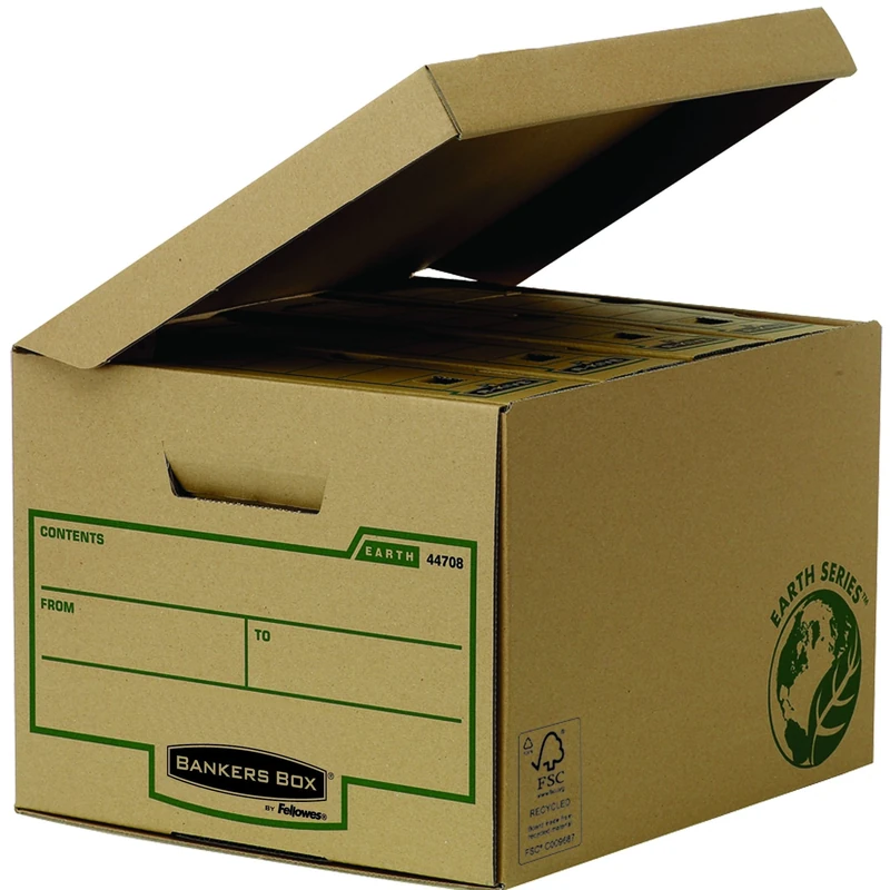 Bankers Box Earth Series Flip Top Cube - Pack of 10