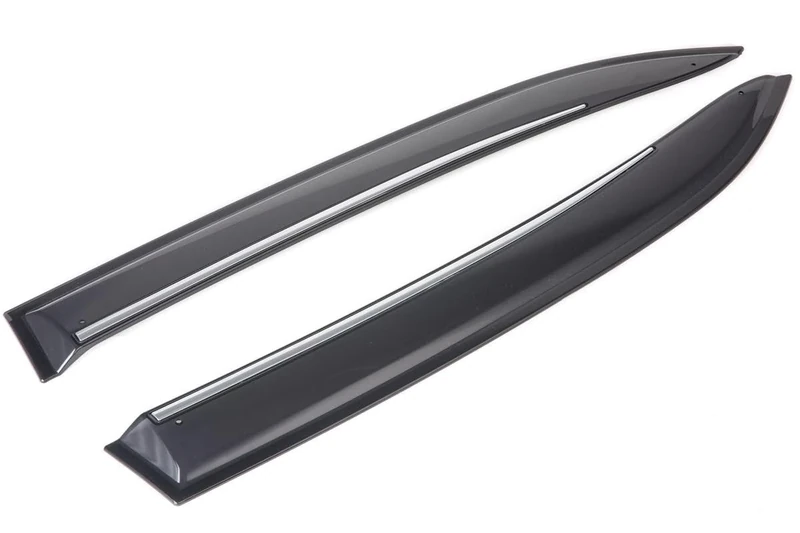 ClimAir Wind Deflectors Master Rear Compatible with Audi A3 8P Sportback 2004-2012 Smoke Grey