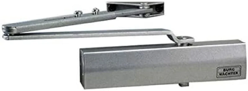 Burg-Wächter TS 504 S Door Closer, Door Width up to 110cm, Weight up to 80kg, Silver