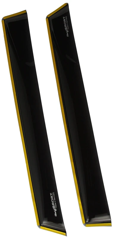 ClimAir Wind Deflectors Master Black Rear Compatible with Audi A3 8P Sportback 2004-2012