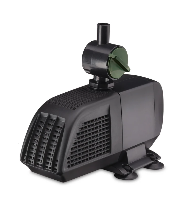 Blagdon Minipond Pond Pump 900 (to Run Fountains for Standard Ponds up to 2250 Litre), 3 Fountain Heads,Black