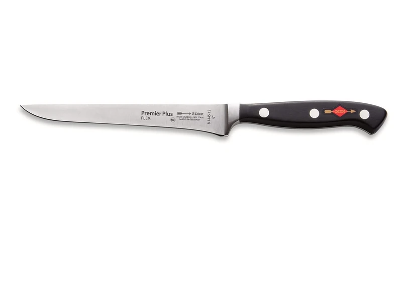 Dick 81445152 Premier Plus Flexible Boning Knife 15 cm Long, 6 Inches, Stainless Steel, Silver, 26 x 2.5 x 1 cm