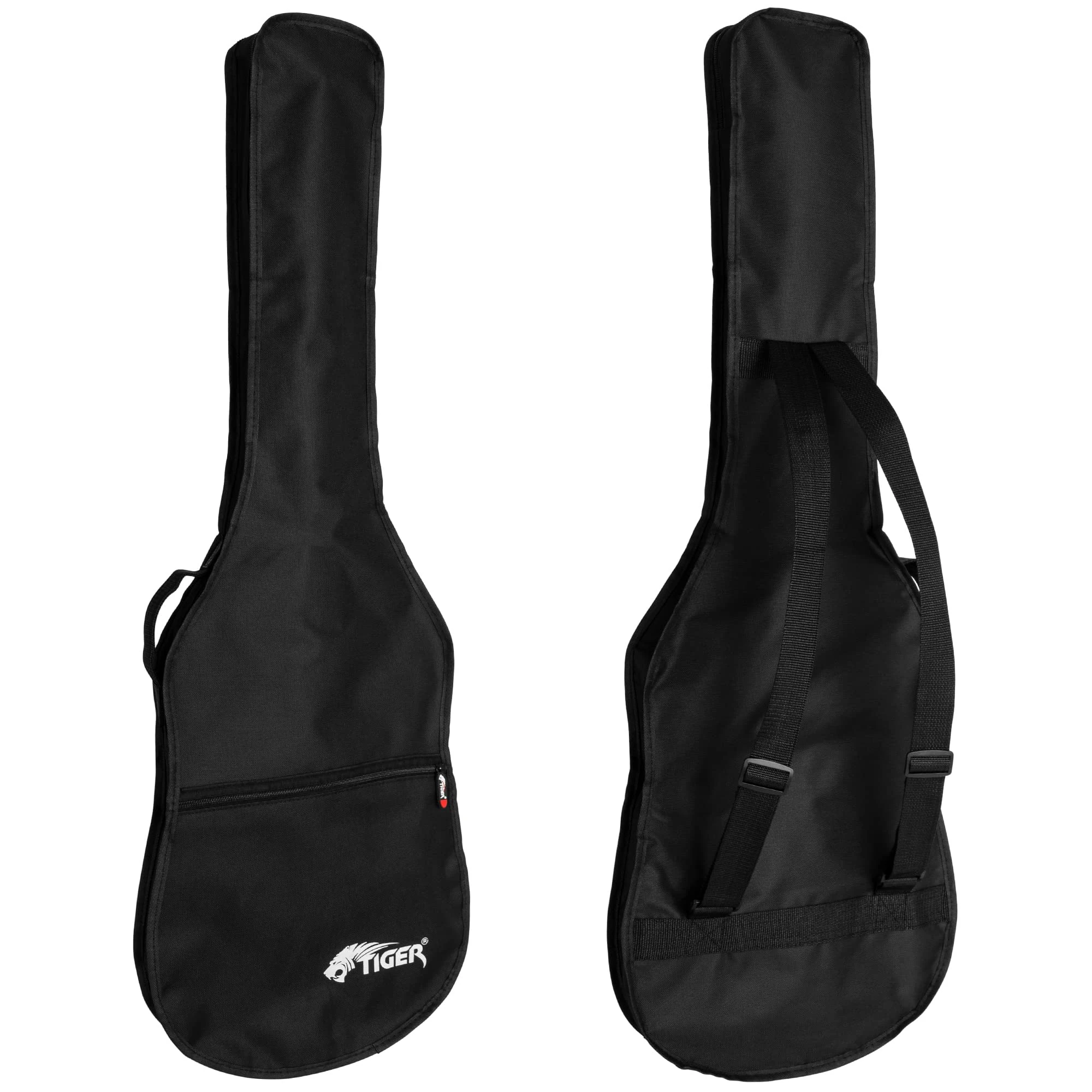 TIGER GGB7-FEL | Full Size Electric Guitar Bag | Cover with Shoulder Strap and Carry Handle | Black