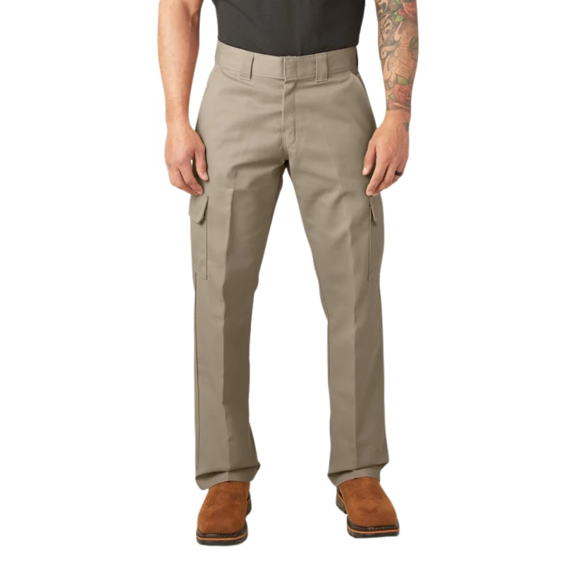 Dickies, Men's, Cargo Work Pant Relaxed, Desert Sand, 36W / 34L
