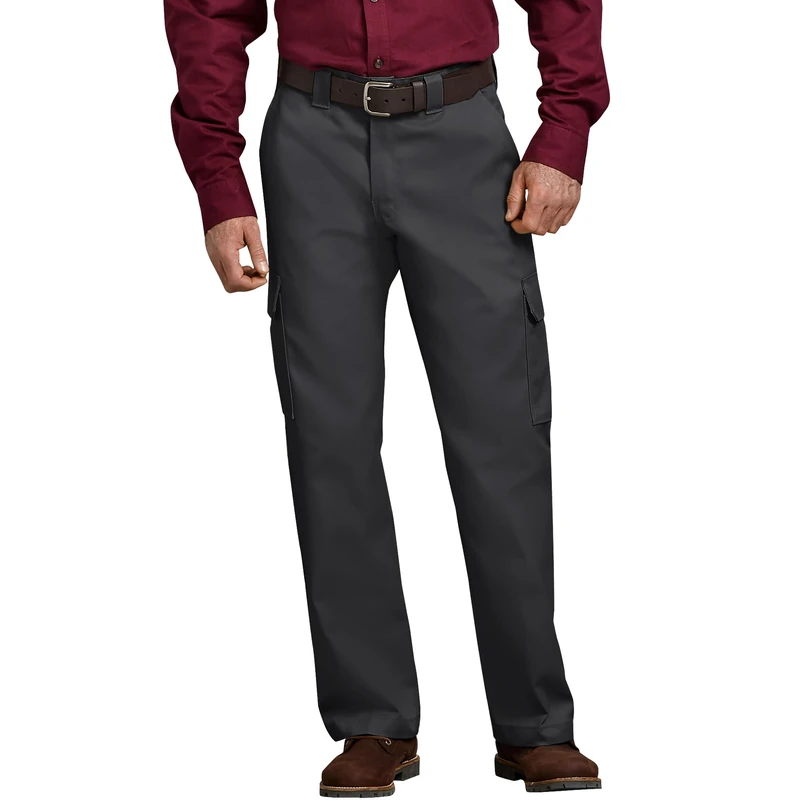 Dickies Men's Relaxed Straight-fit Cargo Work Pant Utility, Black V1, 44W x 30L - Image 1
