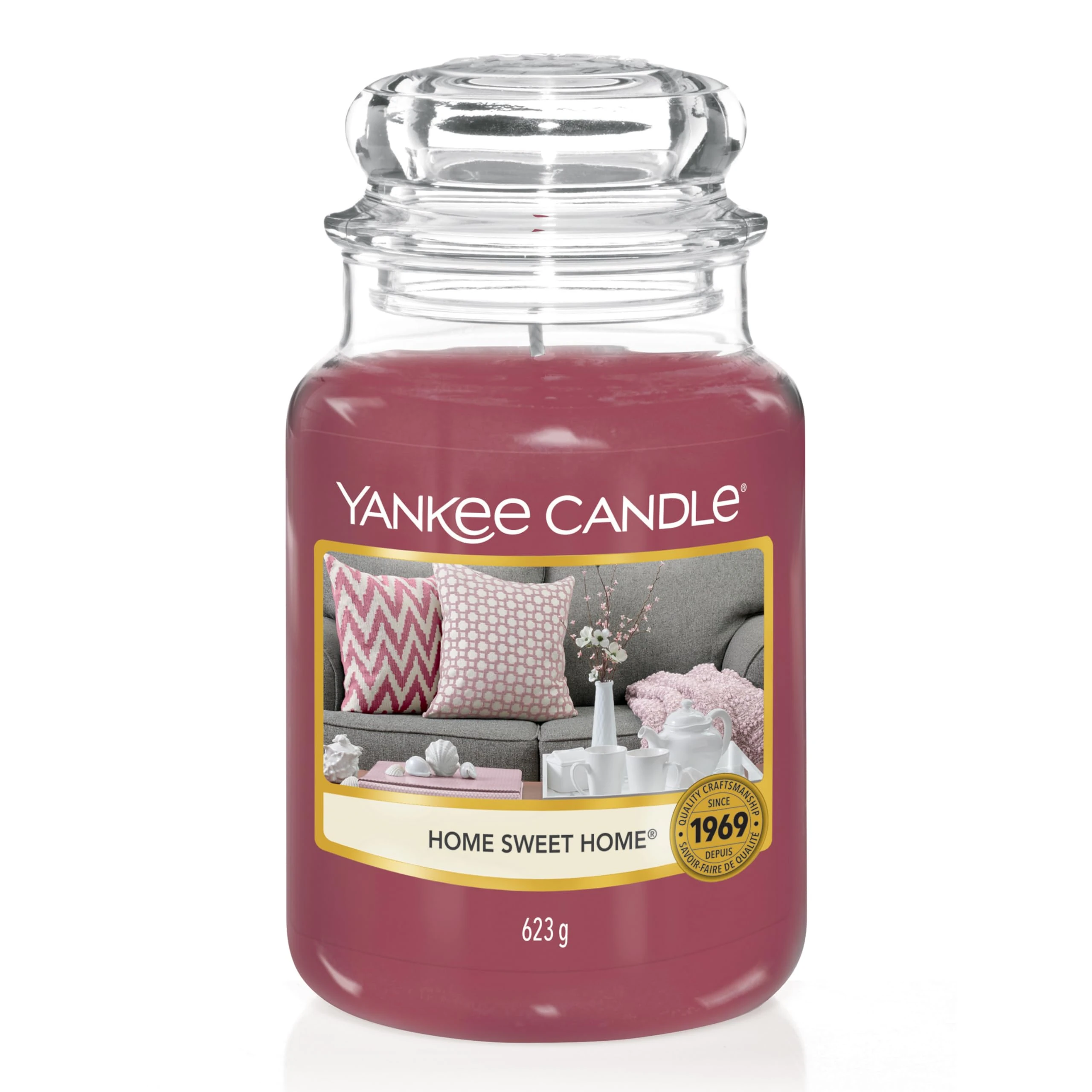 Yankee Candle Scented Candle | Home Sweet Home Large Jar | Long Burning Candles: up to 150 Hours | Perfect Gifts for Women