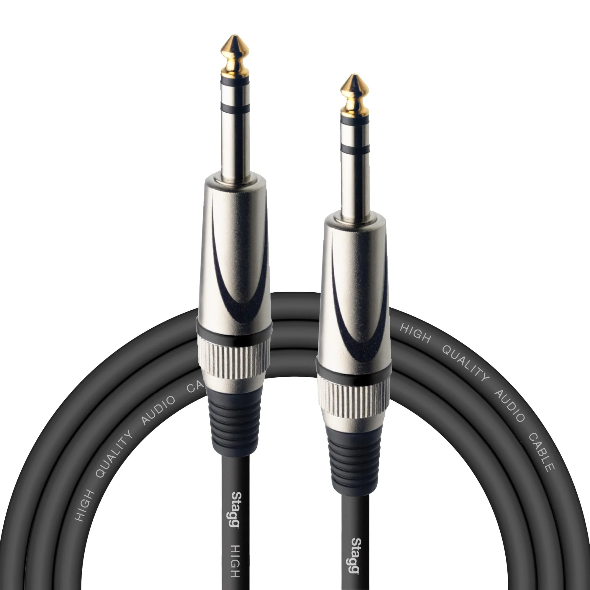 Stagg SAC3PS DL 3m/10 ft Deluxe Jack to Jack Instrument Cable