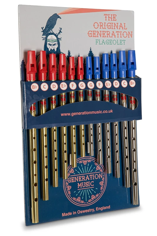 Generation Flageolet 12 pieces, Keys Bb, C, D, Eb, F, G