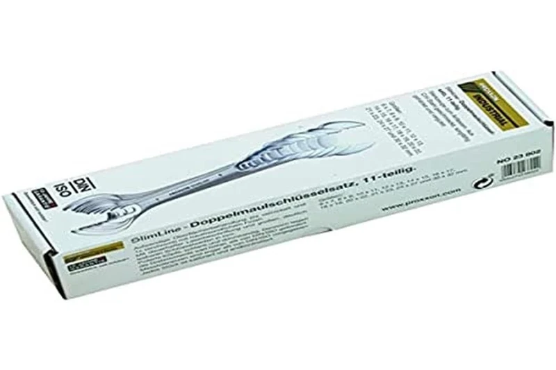 Proxxon 23802 SlimLine open-end spanner set (6 - 32 mm), 11-piece