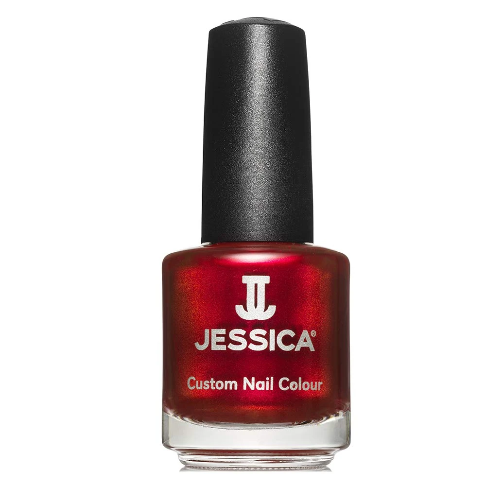 JESSICA Custom Colour Nail Polish | Award-Winning Polish | Strengthening Nail Polish, Long Lasting Nail Varnish | Chip-Resistant & Hard-Wearing for Salon-Quality Finish | Passionate Kisses | 14.8ml