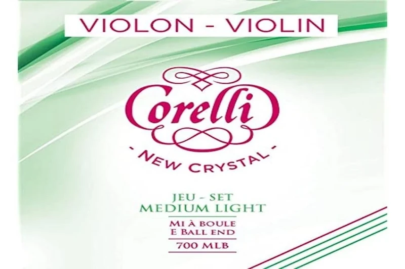Corelli Violin strings Crystal set with ball end Medium 700MB