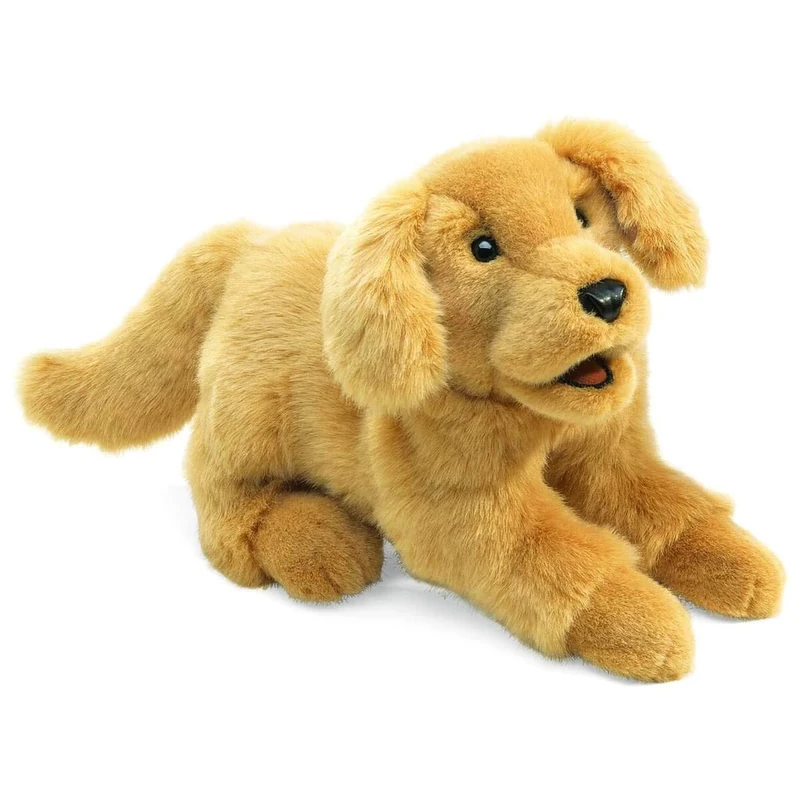 Folkmanis Retriever Puppy Hand Puppet (Golden)