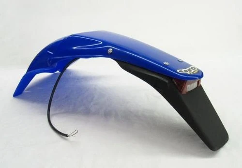 UFO Enduro Rear Fender with Rear Pilot YA03868-089 Blue