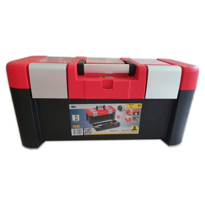 Allit 457018 Professional Tool Case "Mcplus ALU 21" In Black