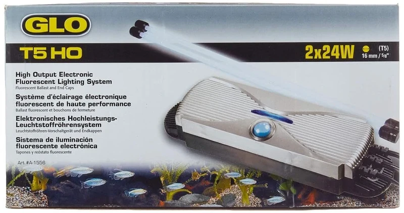 24 Watt GLO T5 High Output Electronic Ballasts x 2