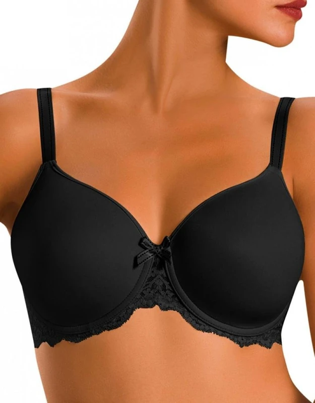 Chantelle Women's Rive Gauche Full Coverage Smooth Bra, Black, 36E