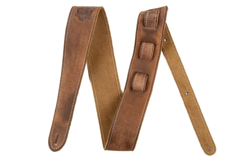 Fender Road Worn Leather Guitar Strap - Brown 099-0660-050