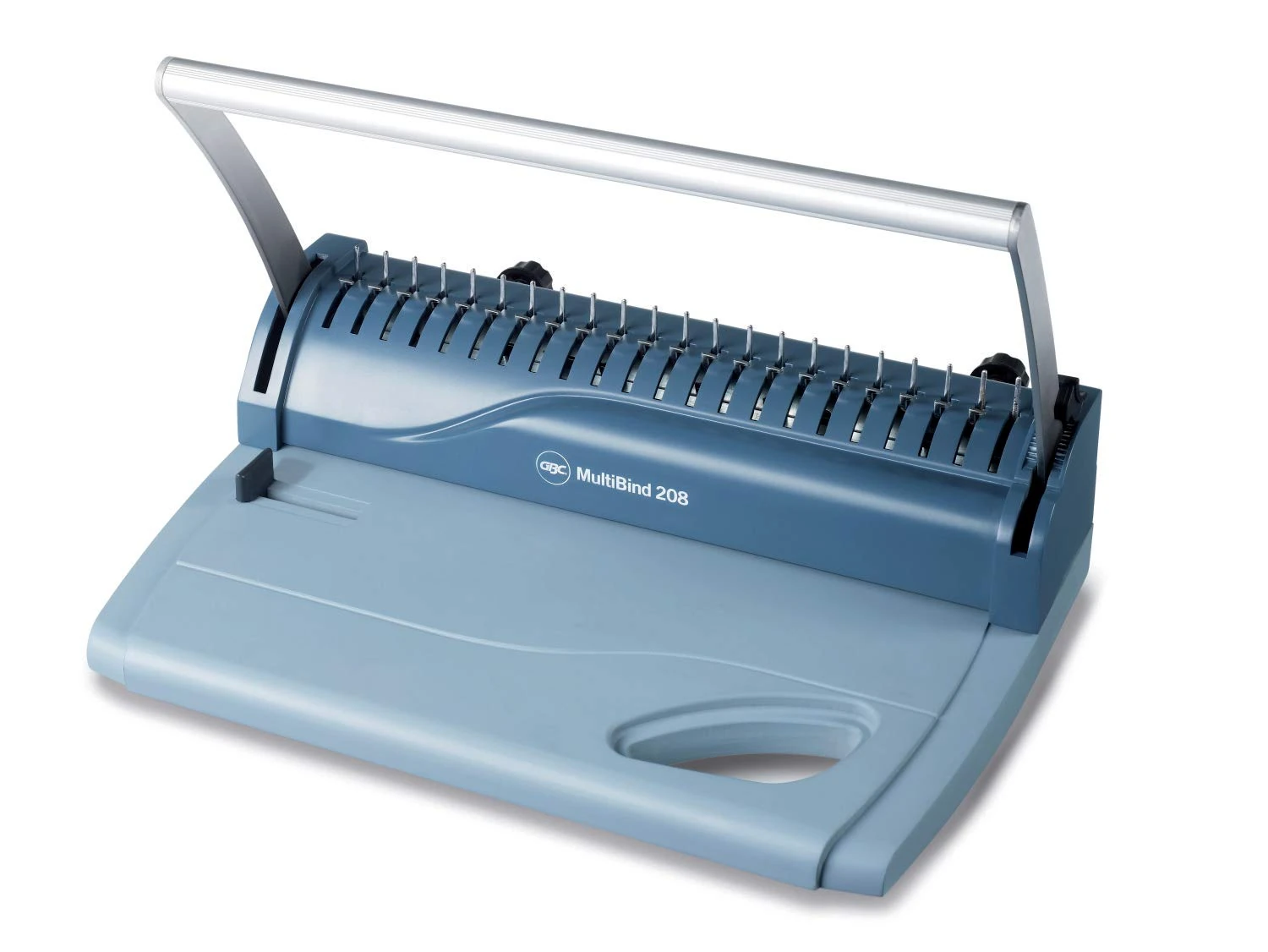 GBC MultiBind 208 Multifunctional Binder, 8 Sheet Punch Capacity, 125 Sheet Binding Capacity, A4, Blue, 4400110