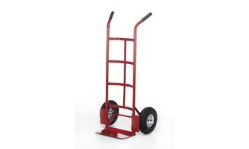 BARTON PTST Pneumatic Tyre Sack Truck, Red