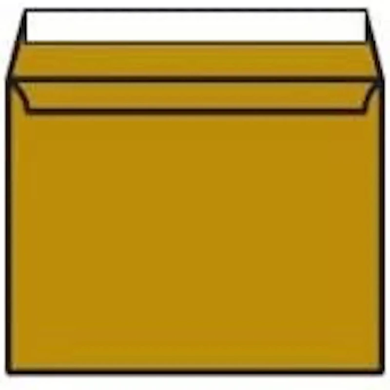 Blake Creative Shine C7 162 x 229 mm 130 GSM Peel and Seal Wallet Metallic Gold Envelopes - Box of 250, 313
