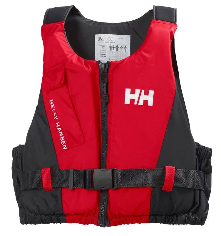 Helly Hansen Rider Vest Buoyancy Aid, Red/Ebony, 90+