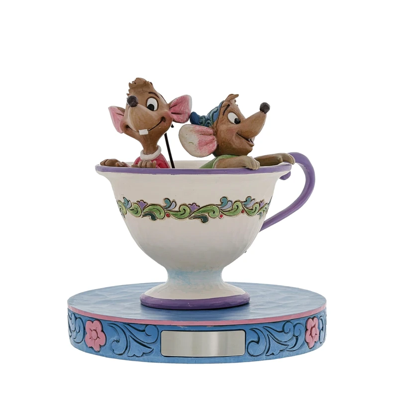 Enesco Jim Shore Tea For Two (jaq & Gus) Figurine