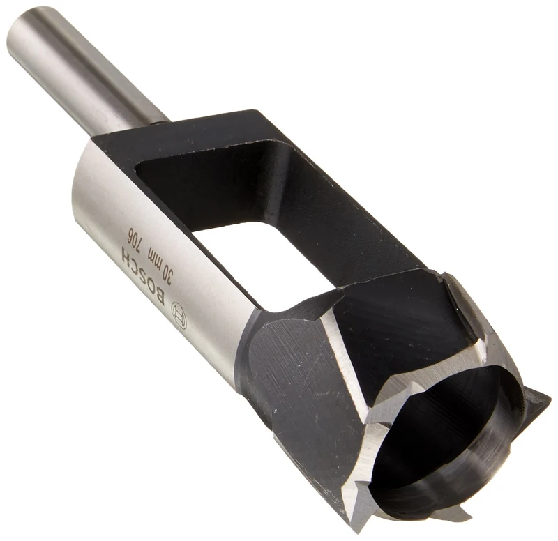 Bosch 2608585747 Plug Cutter, 30mm x 140mm, Black/Silver