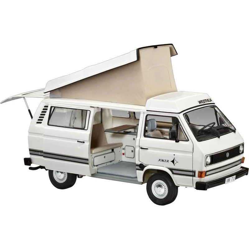 Revell 07344 Volkswagen T3 "Camper" 1:25 Scale Unbuilt/Unpainted Plastic Model Kit