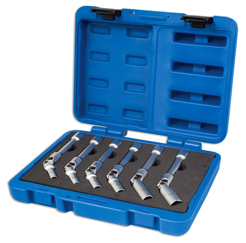 Laser 4324 Glow Plug Socket Set - Extra Long 3/8"D 6pc