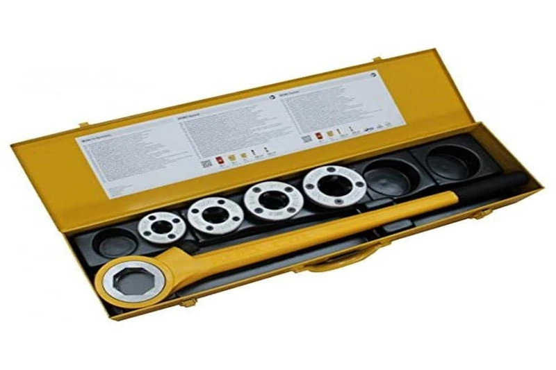 Rems 520015 Manual Die Stock, 1/2-5/4 Inch Size