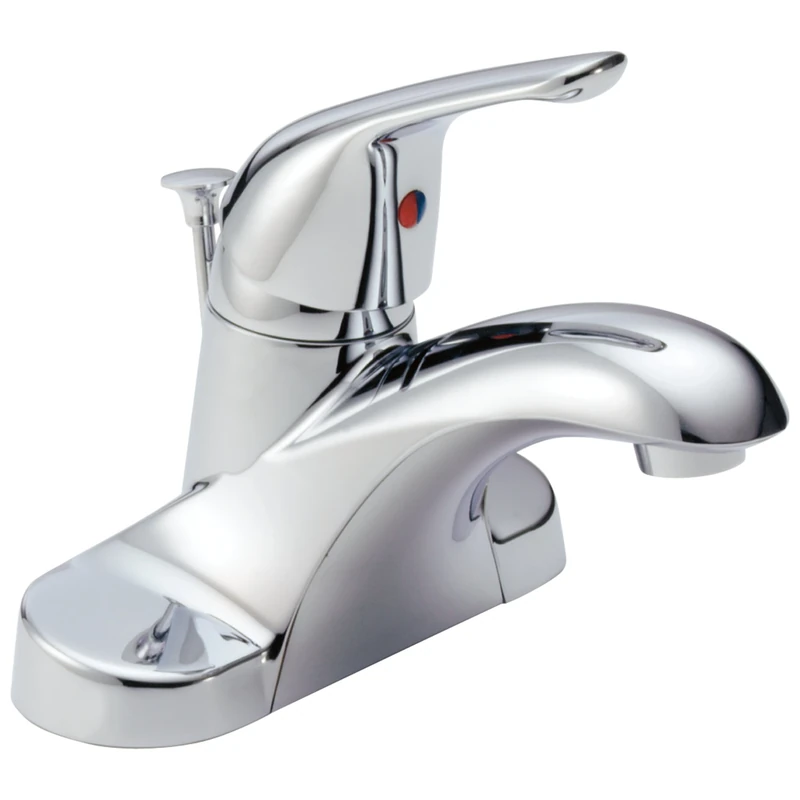 Delta Foundations B510LF Single Handle Centerset Bathroom Faucet, Chrome