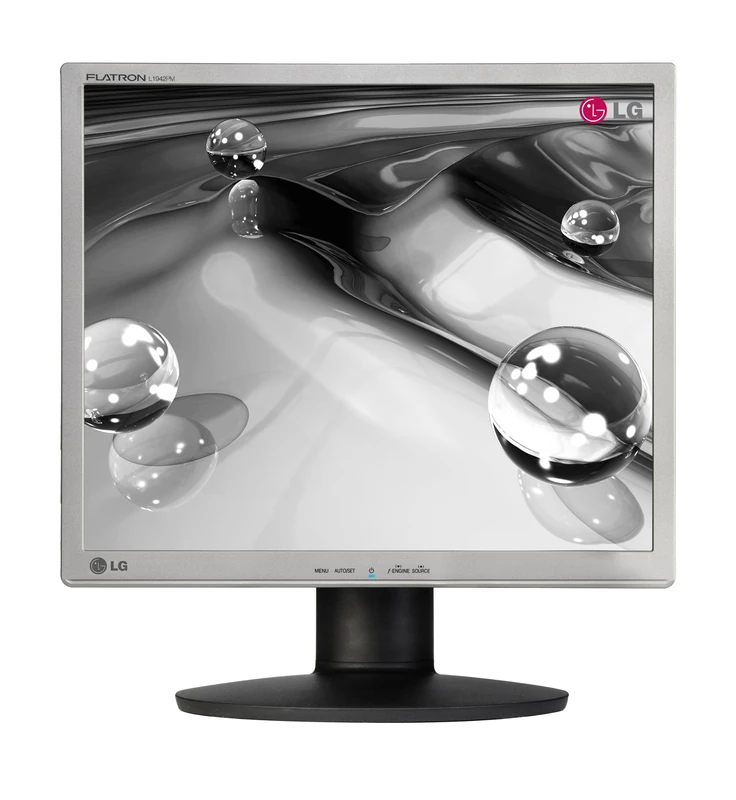 LG 19 inch LCD TFT Monitor (5ms,DVI) - Silver