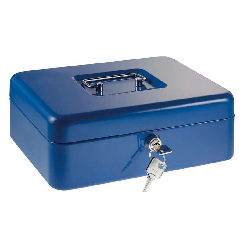 Alco-Albert 874 Euro Counting Box with Coin Tray 250 x 180 x 90 mm Dark Blue