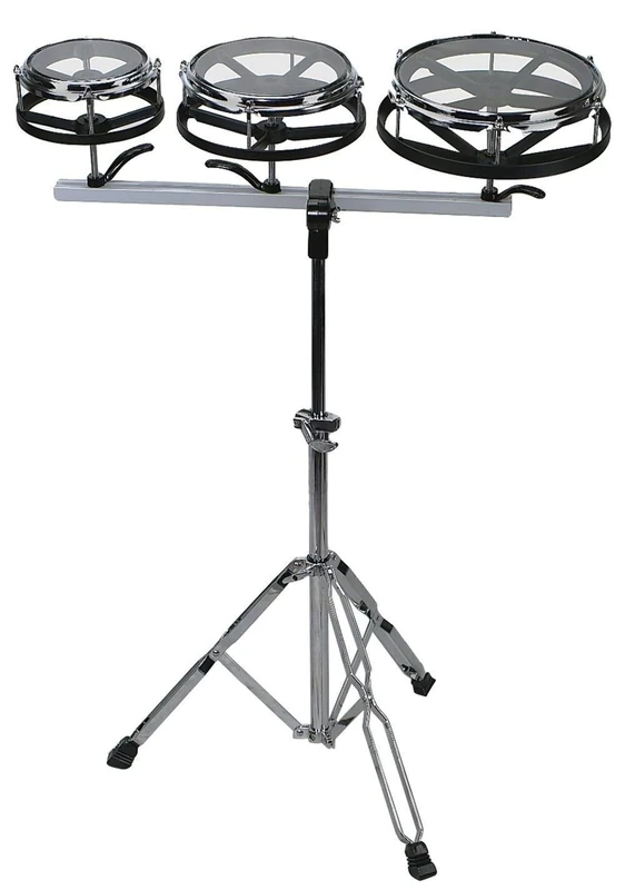 Gewa Roto-Tomset - Tunable Roto-Toms - Diameter 6" 8" 10" - Double-braced height-adjustable stand