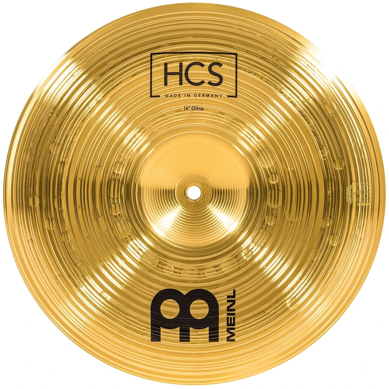 Meinl Cymbals HCS China Cymbal 14 inch (Video) for Drum Set (35,56cm) Traditional Finish Brass, Made In Germany (HCS14CH)