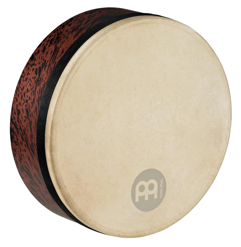 Meinl Percussion Mizhar Drum Instrument - Small Hand Drum with Goat Skin - Diameter 12 Inches - Tunable - Siam Oak, Brown (FD12T-D)