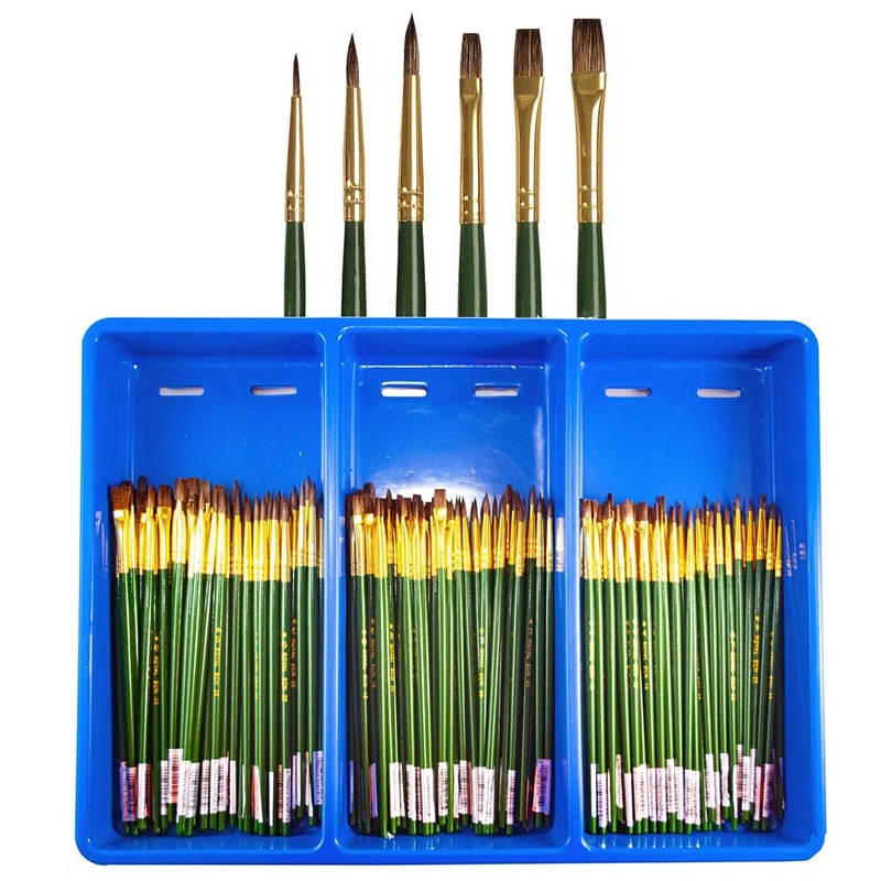 Royal Brush Natural Camel Hair 144 Piece Assortment