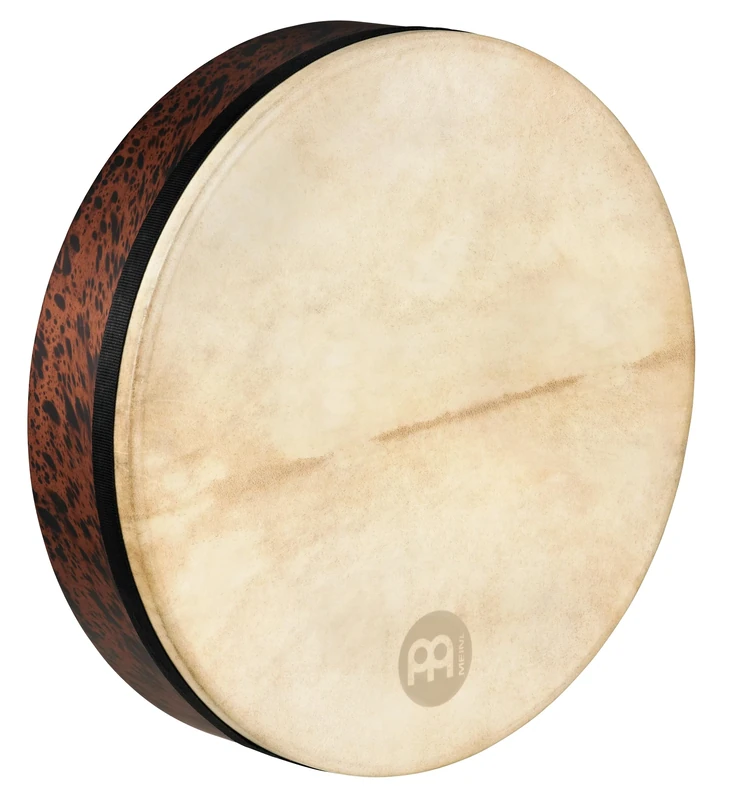 Meinl Percussion Mizhar Drum Instrument - Large Hand Drum with Goat Skin - Diameter 18 Inches - Tunable - Siam Oak, Brown (FD18T-D)