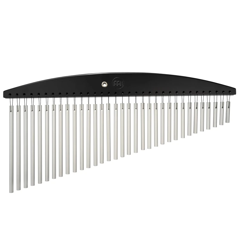 Meinl Percussion Headliner Series Chime - Medium-Large Musical Instrument with 33 Sound Bars - 1-row - Wood and Aluminum, Black and Silver (HCH2BK)