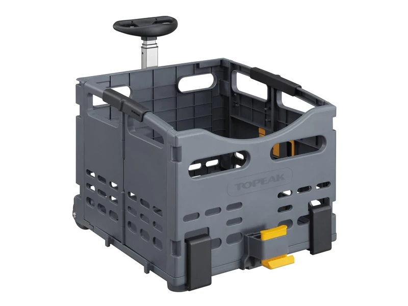 TrolleyTote Folding MTX Rear Basket, Black, One size