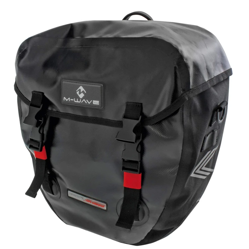 M-Wave Alberta Waterproof Pannier bag - Black