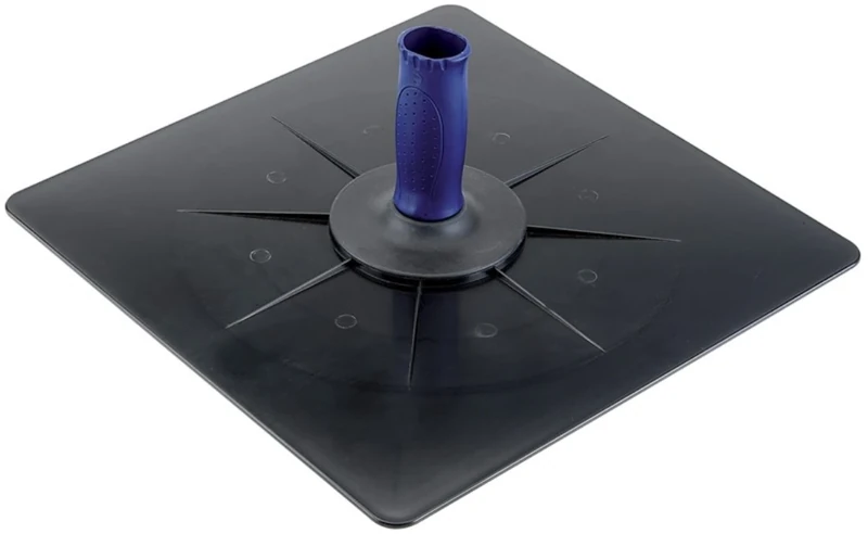 Draper 330 x 330 mm ABS Plasterers Hawk | Plastering Hand Tool|Heavy-duty Rendering and Skimming Tools | Callous Protector Handgrip | 40938