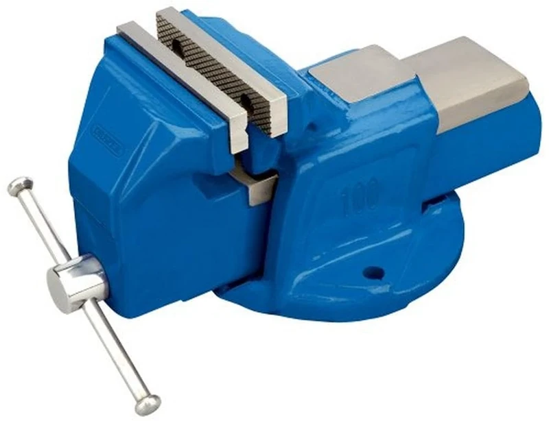 Draper 44506 Engineers Bench Vice, 100mm , Blue