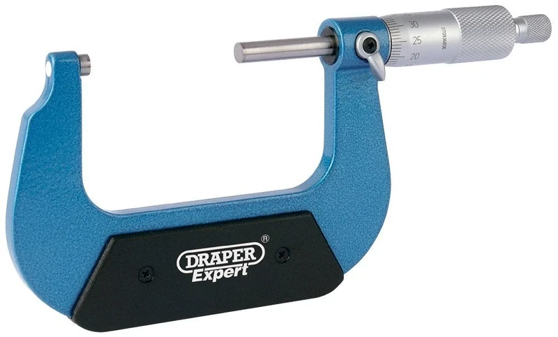 Draper 46605 Expert Metric External Micrometer, 50mm-75mm , Blue