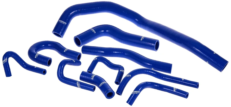Mishimoto MMHOSE-CIV-88BL Silicone Radiator Hose Kit Compatible With Honda Civic 1988-1991 Blue