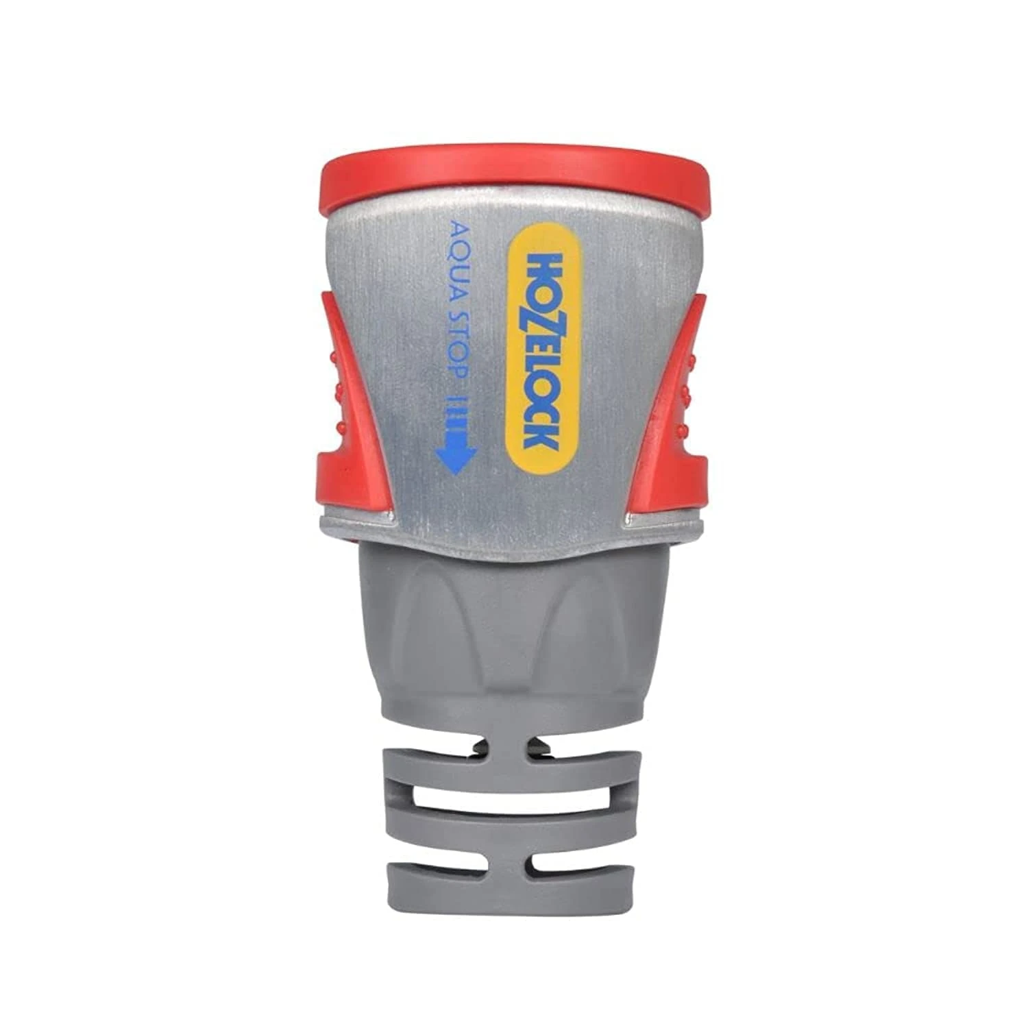 HOZELOCK - Aquastop Hose Connector Pro ø 12.5mm - 15mm (1/2"- 5/8") Soft Touch: Aquastop, Watertight, Non-slip, Good Hose Grip, Robust Metal Housing, Flexible [2035P0000]