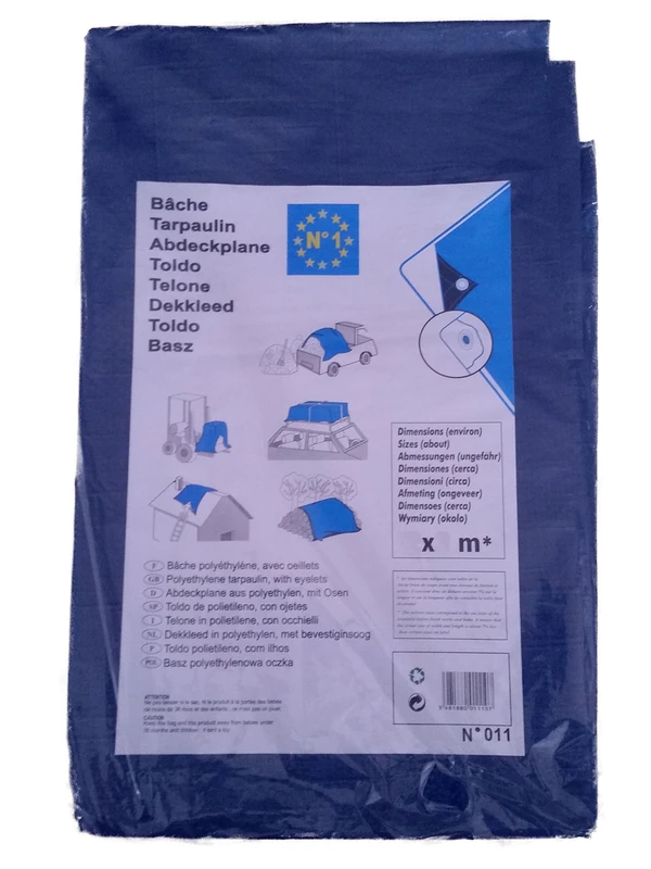 Provence Outillage 996 Tarpaulin Reinforced Woven 6 x 10 m - Image 1