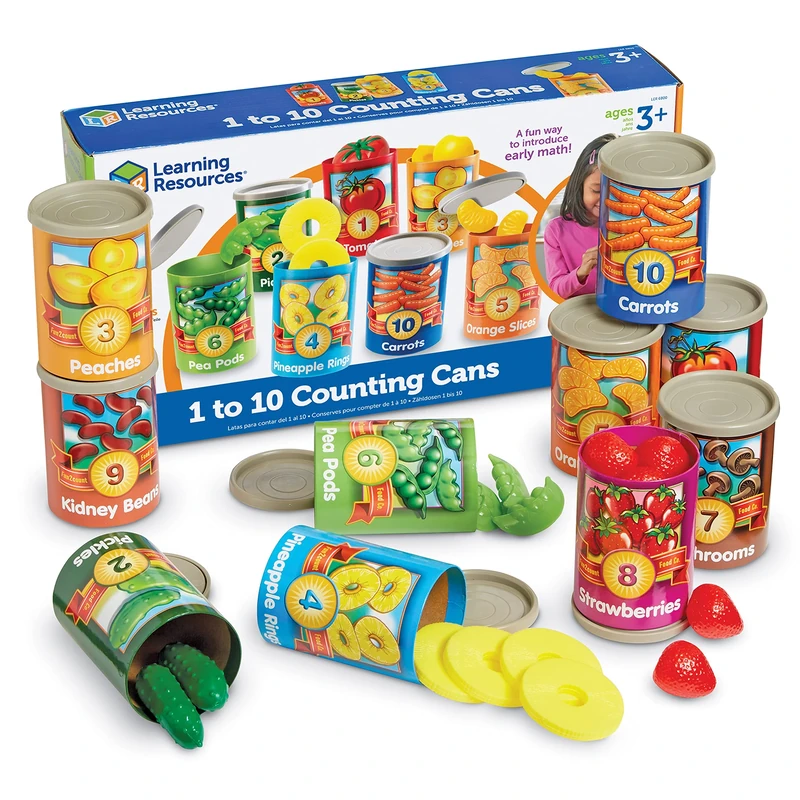 Learning Resources 1 to 10 Counting Cans