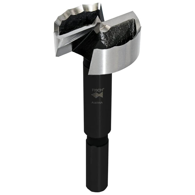 Fisch 31704500 Wave-Cutter Forstner Bit, 0 V, Silver/Grey, 45 x 60/90 mm, Shank Diameter 10 x 30 mm